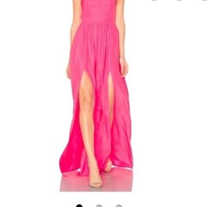 A by Amanda Uprichard pink maxi